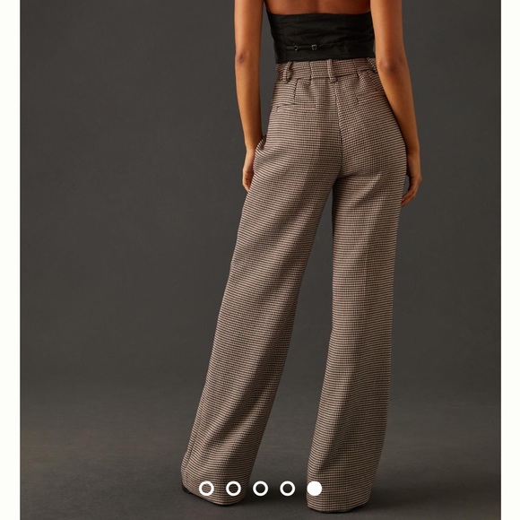 NWT Anthropologie Favorite Daughter The Favorite Pants Houndstooth Z123 - Picture 5 of 5